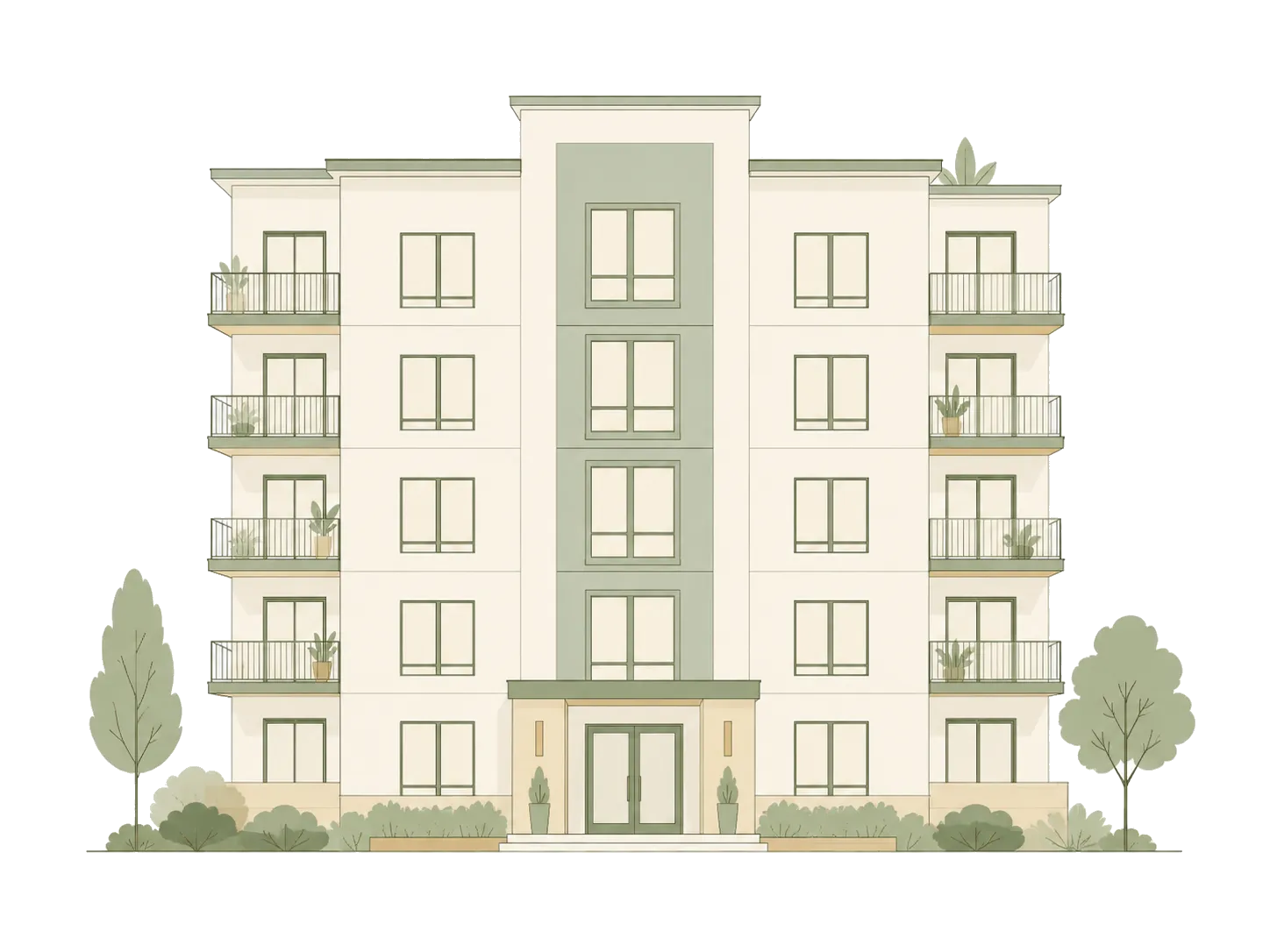 Multi-family apartment building